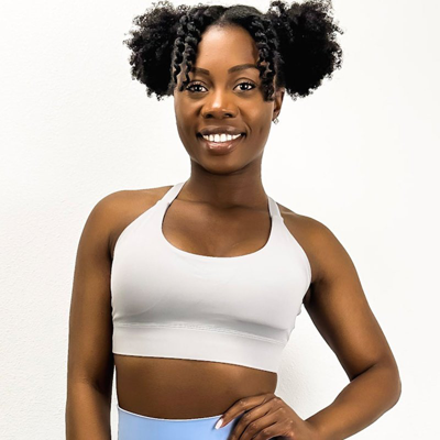 Anna-kaci Adjustable Racerback Sports Bra In Grey