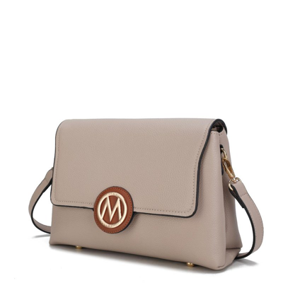 Mkf Collection By Mia K Johanna Multi Compartment Crossbody Bag In Brown