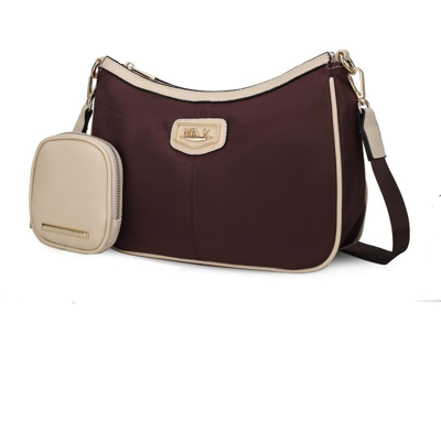 Mkf Collection By Mia K Freya 2-pc Crossbody Bag In Brown