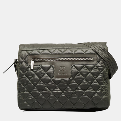 Pre-owned Chanel Green Coco Cocoon Crossbody Bag