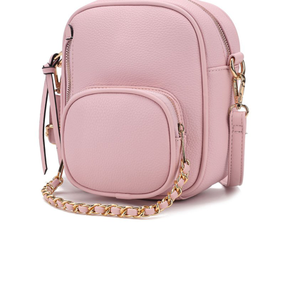 Mkf Collection By Mia K Winona Vegan Leather Women's Crossbody Bag In Pink