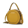 Mkf Collection By Mia K Lydie Multi Compartment Crossbody Bag In Yellow