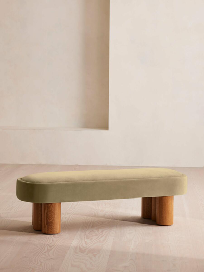 Soho Home Nieve Bench In Gray