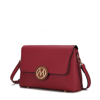 Mkf Collection By Mia K Johanna Multi Compartment Crossbody Bag In Red