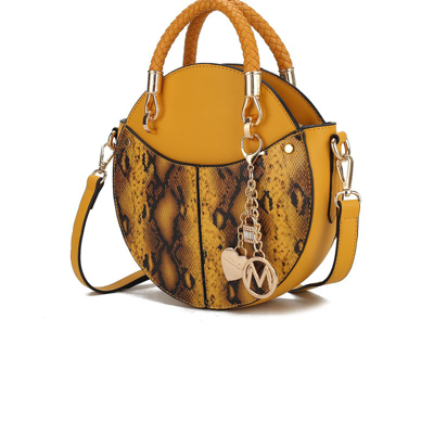 Mkf Collection By Mia K Camille Crossbody In Yellow