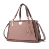 Mkf Collection By Mia K Aubrey Color Block Multi Compartment Satchel Handbag In Pink