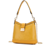 Mkf Collection By Mia K Pilar Vegan Leather Women's Shoulder Bag In Yellow