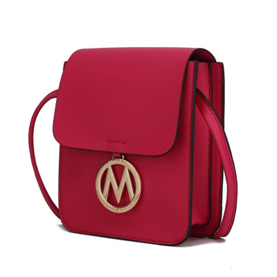 Mkf Collection By Mia K Skylar Vegan Leather Women's Crossbody Bag In Pink