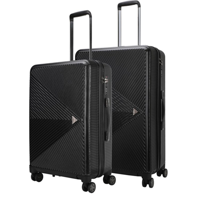 Mkf Collection By Mia K Felicity Luggage Set Extra Large And Large In Black