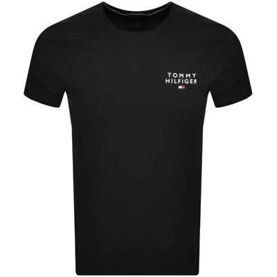 Tommy Hilfiger Logo T Shirt Black