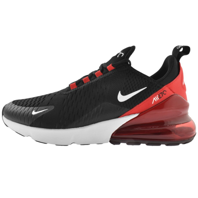 Nike Air Max 270 Trainers In Black/white/university Red/anthracite