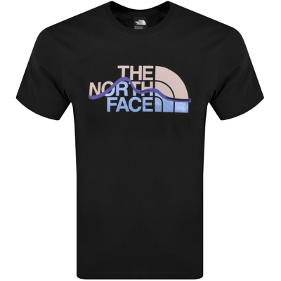 The North Face Mountain Line T Shirt Black