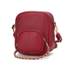 Mkf Collection By Mia K Winona Vegan Leather Women's Crossbody Bag In Red