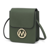 Mkf Collection By Mia K Skylar Vegan Leather Women's Crossbody Bag In Green