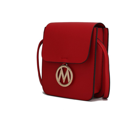 Mkf Collection By Mia K Skylar Vegan Leather Women's Crossbody Bag In Red