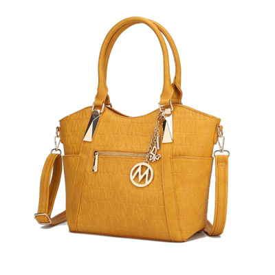 Mkf Collection By Mia K Lucy Tote Handbag In Yellow
