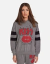 Lauren Moshi Breezy Kiss Local Crew In Heather Grey/black