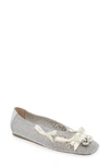 SIMONE ROCHA BELL CHARM CROCHET BALLET FLAT