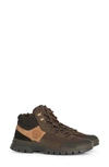 Barbour Potsie Water Resistant Ankle Boot In Dark Brown