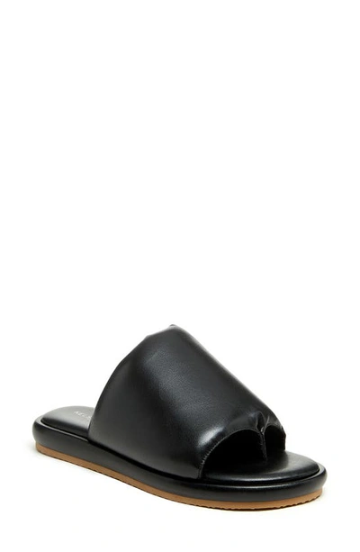 Kelsi Dagger Brooklyn Traveler Slide Sandals In Black