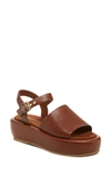 Kelsi Dagger Brooklyn Birdie Platform Sandals In Cider