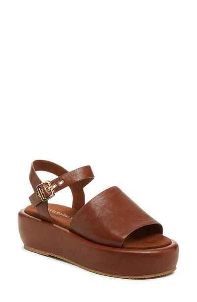 Kelsi Dagger Brooklyn Birdie Platform Sandals In Brown