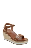 LINEA PAOLO LINEA PAOLO VICHI ANKLE STRAP ESPADRILLE PLATFORM WEDGE SANDAL