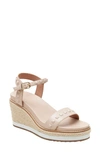 LINEA PAOLO LINEA PAOLO VICHI ANKLE STRAP ESPADRILLE PLATFORM WEDGE SANDAL