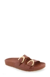 AEROSOLES LINK BUCKLE SLIDE SANDAL