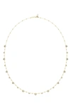 SWAROVSKI IMBER LONG CRYSTAL STATION NECKLACE