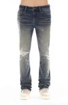 CULT OF INDIVIDUALITY LENNY RIPPED BOOTCUT JEANS