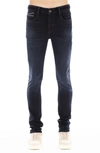Cult Of Individuality Punk Super Skinny Jeans In Noir