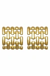 St. Moran Vesper Grid Earrings In Gold