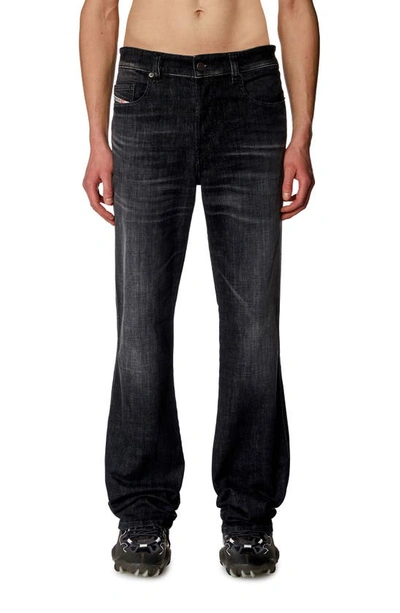 Diesel 1998 D-buck Boot Cut Jeans In Dark Gray In Black Denim