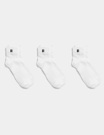 Sweaty Betty Essentials Mid 3 Pack In White