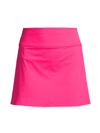 Zero Restriction Women's Kimberly Pleated-back Miniskirt In Knockout