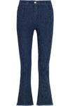 ETRO CROPPED PAISLEY-DETAILED HIGH-RISE BOOTCUT JEANS