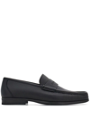 FERRAGAMO DUPONT LEATHER LOAFERS