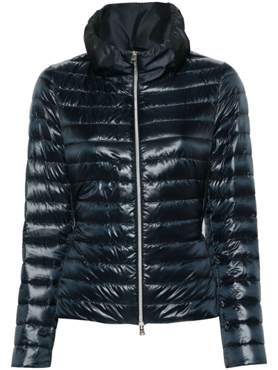 Herno Lightweight Padded Jacket In Blue