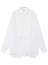 STELLA MCCARTNEY S-WAVE BUTTON-UP SILK SHIRT