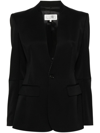 MM6 MAISON MARGIELA SINGLE-BREASTED BLAZER WITH CONTRASTING STITCHING