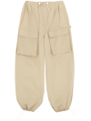 MM6 MAISON MARGIELA WIDE-LEG COTTON CARGO PANTS