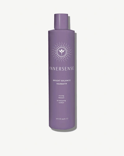 Innersense Organic Beauty Bright Balance Hairbath Purple Toning Shampoo In White