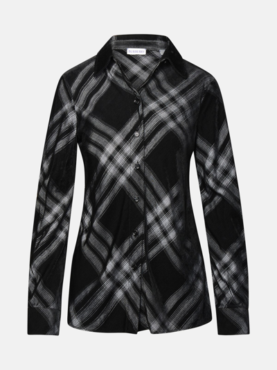 Burberry Camicia Check In Black