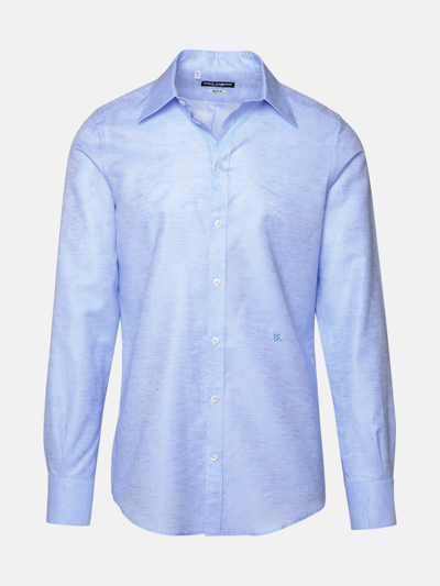 Dolce & Gabbana Kids' Camicia In Light Blue