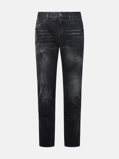 Dolce & Gabbana Jeans Skinny In Black