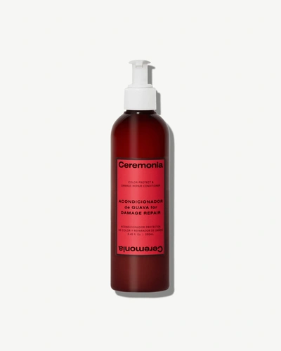 Ceremonia Guava Conditioner For Color Treated Hair And Damage Repair In White
