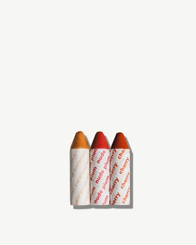 Axiology Of The Earth Lip-to-lid Trio In White