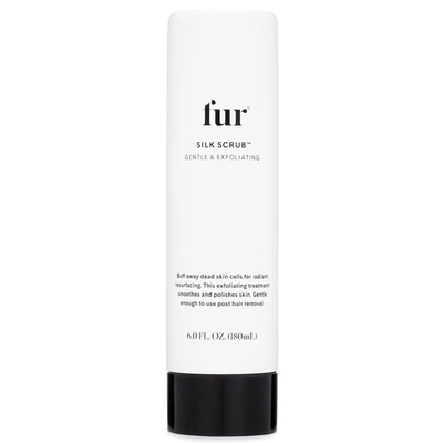 Fur Silk Scrub In White