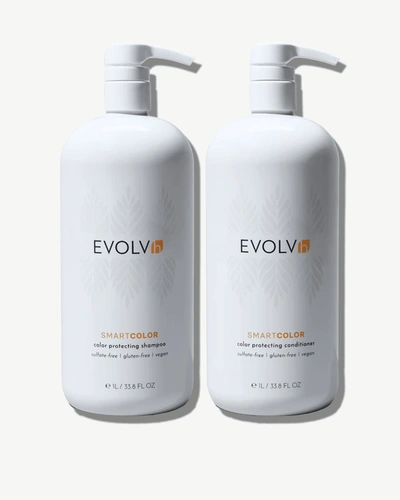Evolvh Smartcolor Color Protecting Shampoo & Conditioner 1l Duo In White